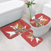 Valletta Malta Bathroom Set Maltese Cross Citta Umilissima - Wonder Print Shop