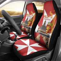Valletta Malta Car Seat Cover Maltese Cross Citta Umilissima - Wonder Print Shop