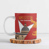Valletta Malta Ceramic Mug Maltese Cross Citta Umilissima - Wonder Print Shop
