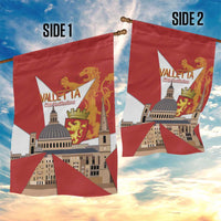 Valletta Malta Garden Flag Maltese Cross Citta Umilissima - Wonder Print Shop