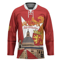 Valletta Malta Hockey Jersey Maltese Cross Citta Umilissima - Wonder Print Shop