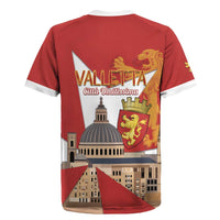 Valletta Malta Rugby Jersey Maltese Cross Citta Umilissima - Wonder Print Shop