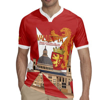 Valletta Malta Rugby Jersey Maltese Cross Citta Umilissima - Wonder Print Shop
