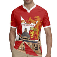 Valletta Malta Rugby Jersey Maltese Cross Citta Umilissima - Wonder Print Shop