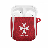 Malta Football Custom AirPods Case Come One Reds - Wonder Print Shop
