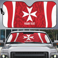 Malta Football Custom Auto Sun Shade Come One Reds - Wonder Print Shop