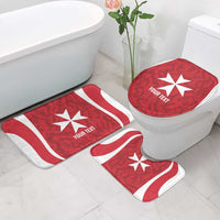 Malta Football Custom Bathroom Set Come One Reds - Wonder Print Shop