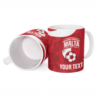 Malta Football Custom Ceramic Mug Come One Reds - Wonder Print Shop