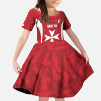 Malta Football Custom Family Matching Puletasi and Hawaiian Shirt Come One Reds - Wonder Print Shop