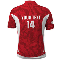 Malta Football Custom Polo Shirt Come One Reds - Wonder Print Shop