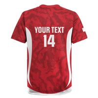 Malta Football Custom Rugby Jersey Come One Reds - Wonder Print Shop