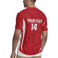 Malta Football Custom Rugby Jersey Come One Reds - Wonder Print Shop