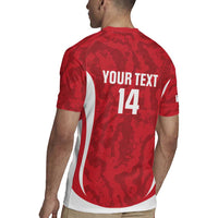 Malta Football Custom Rugby Jersey Come One Reds - Wonder Print Shop