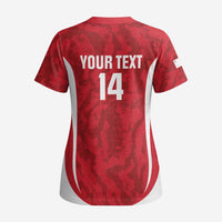 Malta Football Custom Scrub Top Come One Reds - Wonder Print Shop