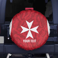 Malta Football Custom Spare Tire Cover Come One Reds - Wonder Print Shop