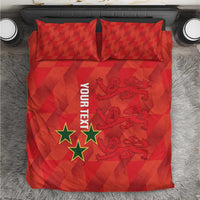 Custom Cayman Islands Football Bedding Set 2025 Go Champions