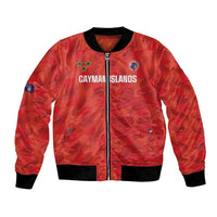 Custom Cayman Islands Football Bomber Jacket 2025 Go Champions - Wonder Print Shop