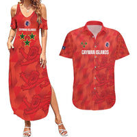 Custom Cayman Islands Football Couples Matching Summer Maxi Dress and Hawaiian Shirt 2025 Go Champions
