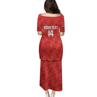 Custom Cayman Islands Football Family Matching Puletasi and Hawaiian Shirt 2025 Go Champions