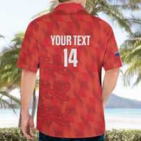 Custom Cayman Islands Football Hawaiian Shirt 2025 Go Champions - Wonder Print Shop