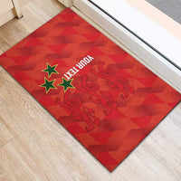 Custom Cayman Islands Football Rubber Doormat 2025 Go Champions - Wonder Print Shop
