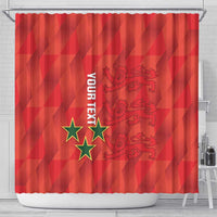 Custom Cayman Islands Football Shower Curtain 2025 Go Champions - Wonder Print Shop
