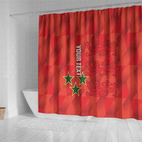 Custom Cayman Islands Football Shower Curtain 2025 Go Champions - Wonder Print Shop