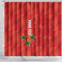 Custom Cayman Islands Football Shower Curtain 2025 Go Champions - Wonder Print Shop