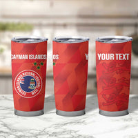 Custom Cayman Islands Football Tumbler Cup 2025 Go Champions - Wonder Print Shop