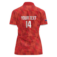 Custom Cayman Islands Football Women Polo Shirt 2025 Go Champions - Wonder Print Shop