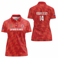 Custom Cayman Islands Football Women Polo Shirt 2025 Go Champions - Wonder Print Shop