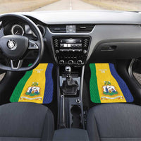 Custom Saint Vincent and the Grenadines Football Car Mats Go Champions Vincy Heat - Wonder Print Shop