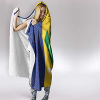 Custom Saint Vincent and the Grenadines Football Hooded Blanket Go Champions Vincy Heat - Wonder Print Shop