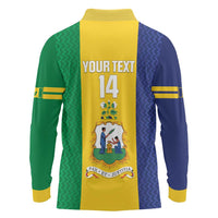 Custom Saint Vincent and the Grenadines Football Long Sleeve Polo Shirt Go Champions Vincy Heat - Wonder Print Shop