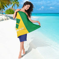 Custom Saint Vincent and the Grenadines Football Sarong Go Champions Vincy Heat - Wonder Print Shop