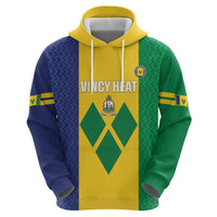Custom Saint Vincent and the Grenadines Football Zip Hoodie Go Champions Vincy Heat - Wonder Print Shop