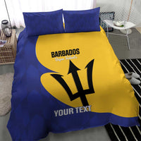 Custom Barbados Football Bedding Set Go Champions Bajan Tridents