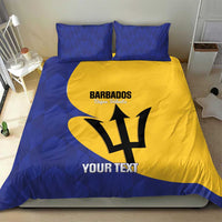 Custom Barbados Football Bedding Set Go Champions Bajan Tridents