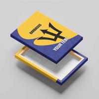 Custom Barbados Football Canvas Wall Art Go Champions Bajan Tridents - Wonder Print Shop