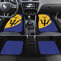 Custom Barbados Football Car Mats Go Champions Bajan Tridents - Wonder Print Shop