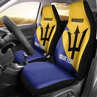Custom Barbados Football Car Seat Cover Go Champions Bajan Tridents - Wonder Print Shop