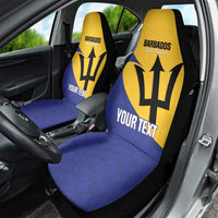 Custom Barbados Football Car Seat Cover Go Champions Bajan Tridents - Wonder Print Shop