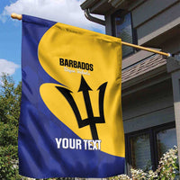 Custom Barbados Football Garden Flag Go Champions Bajan Tridents - Wonder Print Shop
