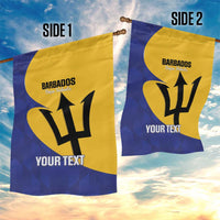 Custom Barbados Football Garden Flag Go Champions Bajan Tridents - Wonder Print Shop