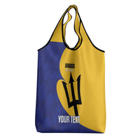 Custom Barbados Football Grocery Bag Go Champions Bajan Tridents