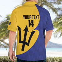 Custom Barbados Football Hawaiian Shirt Go Champions Bajan Tridents - Wonder Print Shop