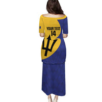 Custom Barbados Football Puletasi Go Champions Bajan Tridents - Wonder Print Shop