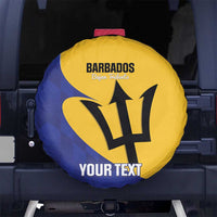 Custom Barbados Football Spare Tire Cover Go Champions Bajan Tridents - Wonder Print Shop