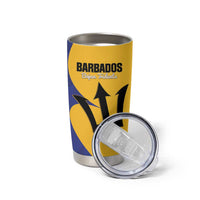 Custom Barbados Football Tumbler Cup Go Champions Bajan Tridents - Wonder Print Shop