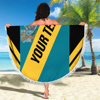Custom Bahamas Football Beach Blanket Go Bahamian Slayersz